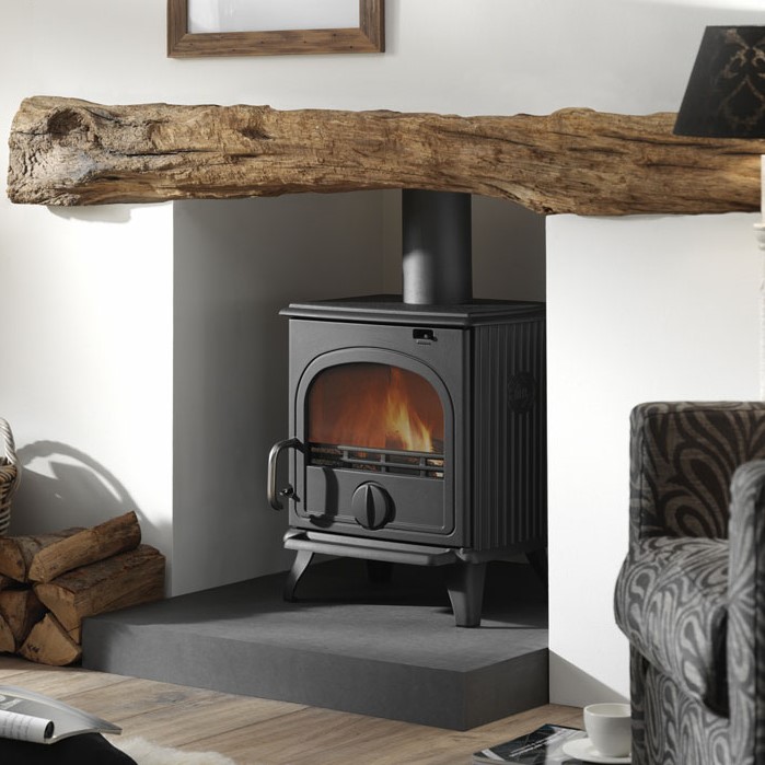 Poêle à bois fonte compact DRU44MF DRU