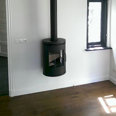 Poêle a bois morso 6170 fonte suspendue