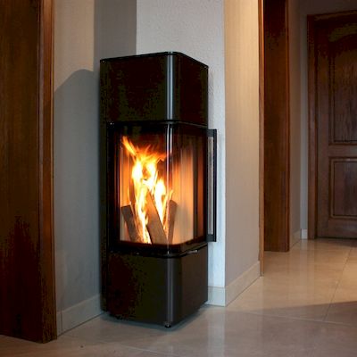 poêle a bois Cubo S Spartherm vitre en angle