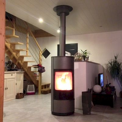 poêle à bois SENO L de spartherm accumulation inertie