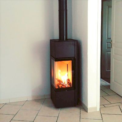 Poêle a bois Pikos S spartherm vitre en angle
