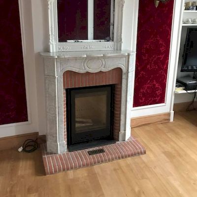 Poêle à bois Habit 50V avec bûcher de Rocal