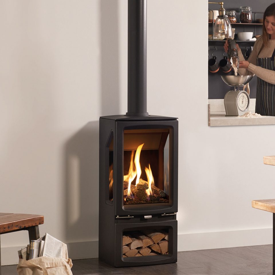 poêle à gaz Vogue midi T midline de Gazco