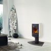 poêle à bois heta 850 céramique blanche